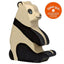 Holztiger Pandabär