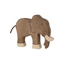 Holztiger Elefant